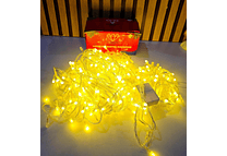 27 MTS SERIE NAVIDEÑA DIAMANTE ESFERITAS MICROFONO CALIDA (500 LUCES) MOD# 352-127❄️