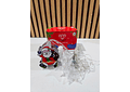 3.5 MTS CASCADA LUCES COLGANTES DIAMANTE SANTA CLOS COLORES MOD# 352-022  ⭐️