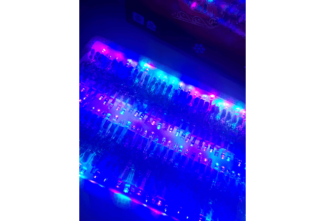 6 MTS SERIE NAVIDEÑA POLARIS MÚSICAL DE COLORES (140 LUCES) MOD# PO-14063T-MULTI  💫