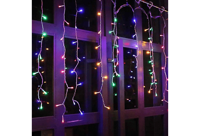 8MTS CASCADA ZHU GANG DE COLORES  (CON 400 FOQUITOS)  MOD# TS-6605C o CAL🌟