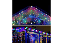 12MTS CASCADA ZHU GANG DE COLORES  (CON 600 FOQUITOS)  MOD# TS-6607C🌟