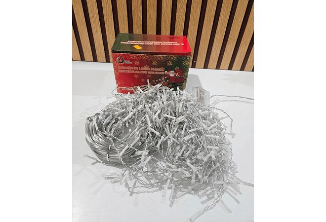 12MTS CASCADA ZHU GANG DE COLORES  (CON 600 FOQUITOS)  MOD# TS-6607C🌟