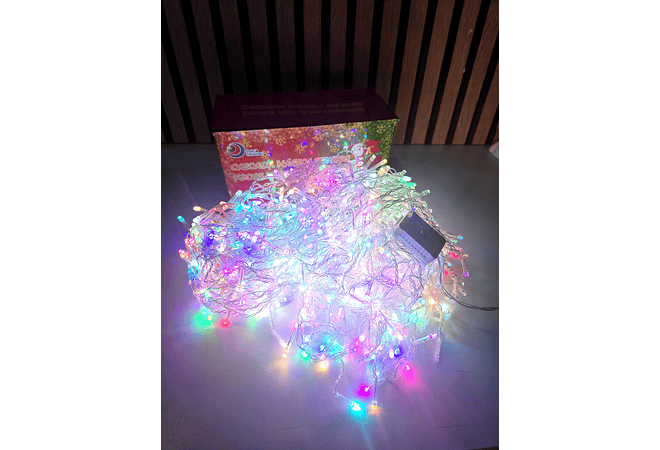 20MTS CASCADA ZHU GANG DE COLORES  (CON 1000 FOQUITOS)  MOD# TS-6060C🌟