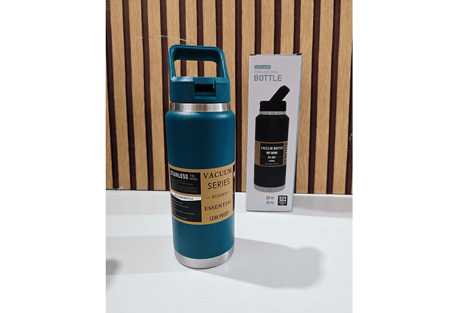 TERMO CON AGARRADERA DE 800 ML(STAINLESS STEEL) MOD# FAB-5