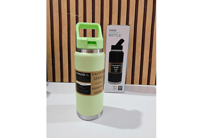 TERMO CON AGARRADERA DE 800 ML(STAINLESS STEEL) MOD# FAB-5