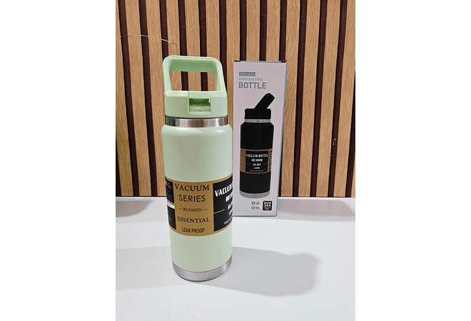 TERMO CON AGARRADERA DE 800 ML(STAINLESS STEEL) MOD# FAB-5