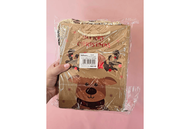 DOCENA DE  BOLSAS PARA REGALO DISEÑO NAVIDAD (CHICA MEDIANA O GRANDE) # LPD04-222 -223 - 224🎄 🎁🛍️