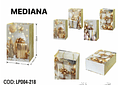 DOCENA DE BOLSAS PARA REGALO (MEDIANA O GRANDE) DORADAS #LPD04-218 -219🎁🎉☃️