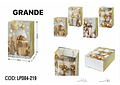 DOCENA DE BOLSAS PARA REGALO (MEDIANA O GRANDE) DORADAS #LPD04-218 -219🎁🎉☃️