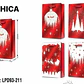 DOCENA DE  BOLSAS PARA REGALO DISEÑO NAVIDAD (CHICA MEDIANA O GRANDE) ROJO/PLATEADO LPD93-211-212-213🎄 🎁🛍️ - Miniatura 2