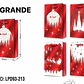 DOCENA DE  BOLSAS PARA REGALO DISEÑO NAVIDAD (CHICA MEDIANA O GRANDE) ROJO/PLATEADO LPD93-211-212-213🎄 🎁🛍️ - Miniatura 3