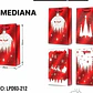 DOCENA DE  BOLSAS PARA REGALO DISEÑO NAVIDAD (CHICA MEDIANA O GRANDE) ROJO/PLATEADO LPD93-211-212-213🎄 🎁🛍️ - Miniatura 4