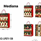 DOCENA DE  BOLSAS PARA REGALO DISEÑO NAVIDAD (PEQUEÑA CHICA MEDIANA O GRANDE) AZUL/PLATEADO LPD71-137 - 138 - Miniatura 5