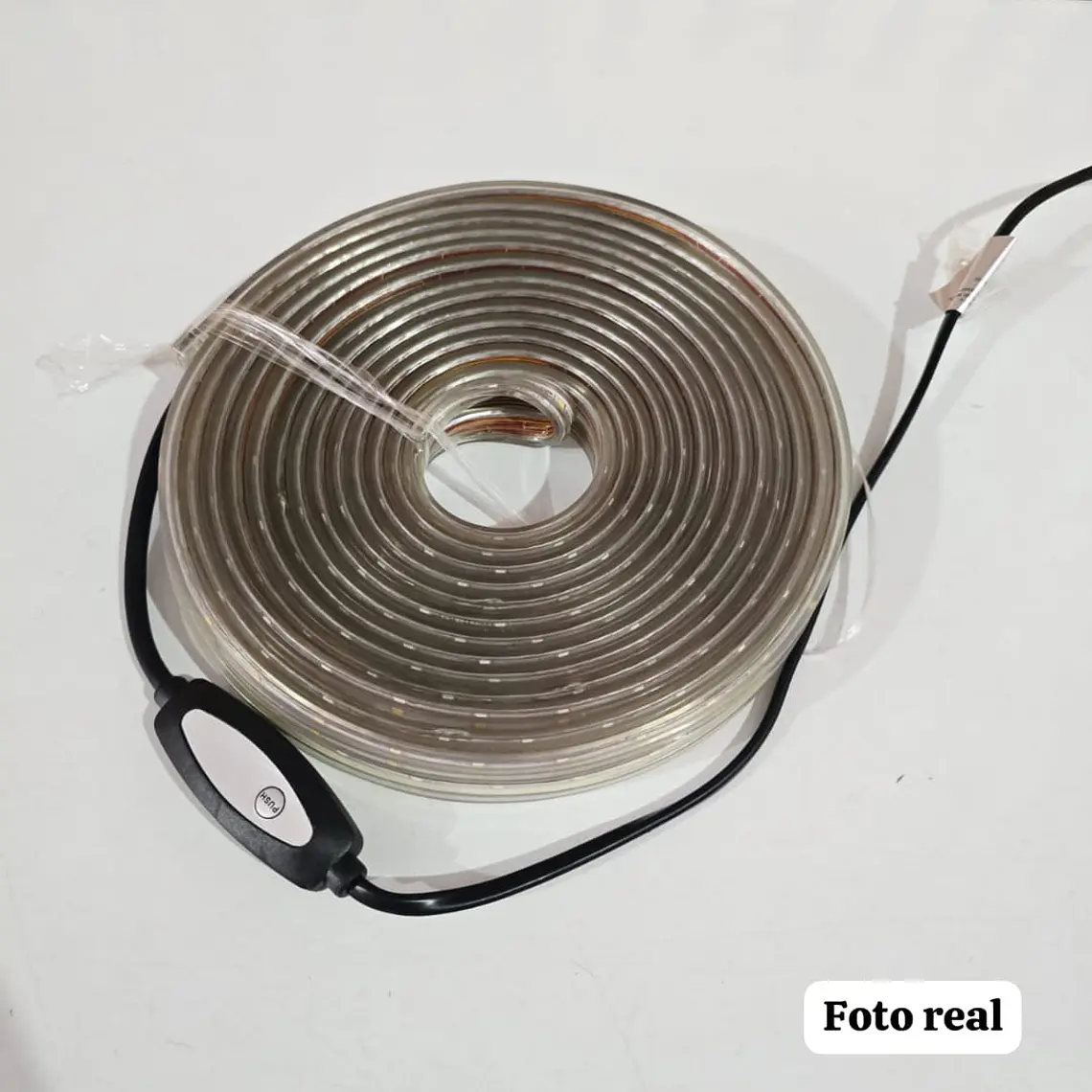10 MTS MANGUERA PLANA LUZ LED CALIDA MOD# T10401N 4