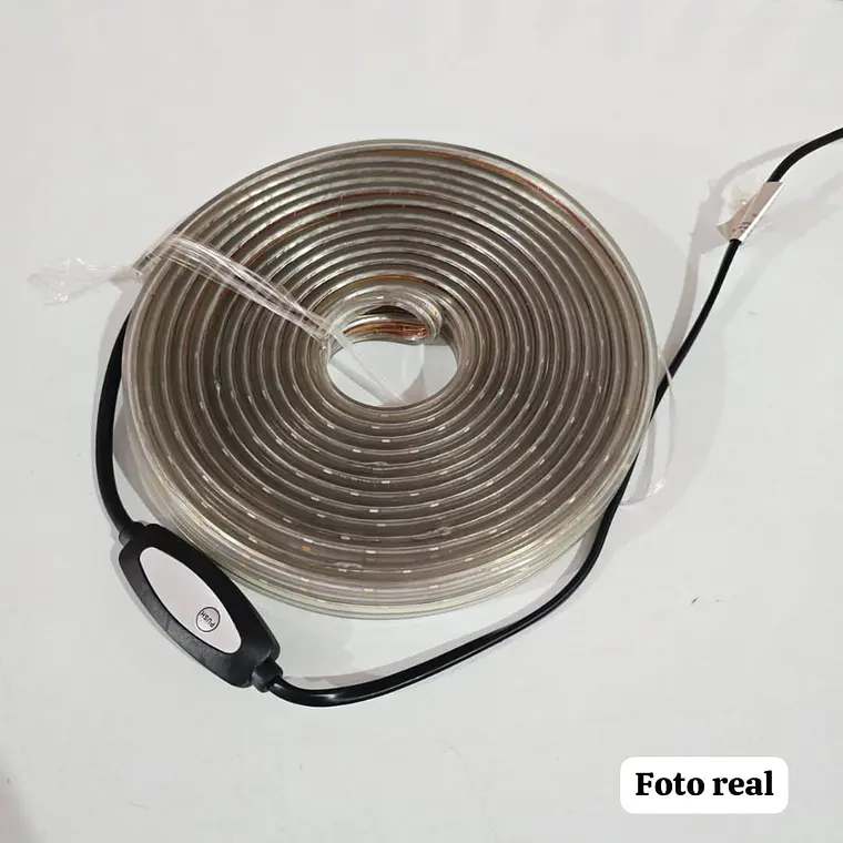 10 MTS MANGUERA PLANA LUZ LED CALIDA MOD# T10401N 4