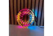 10 MTS MANGUERA PLANA/LUZ LED DE COLORES MOD# T10401C