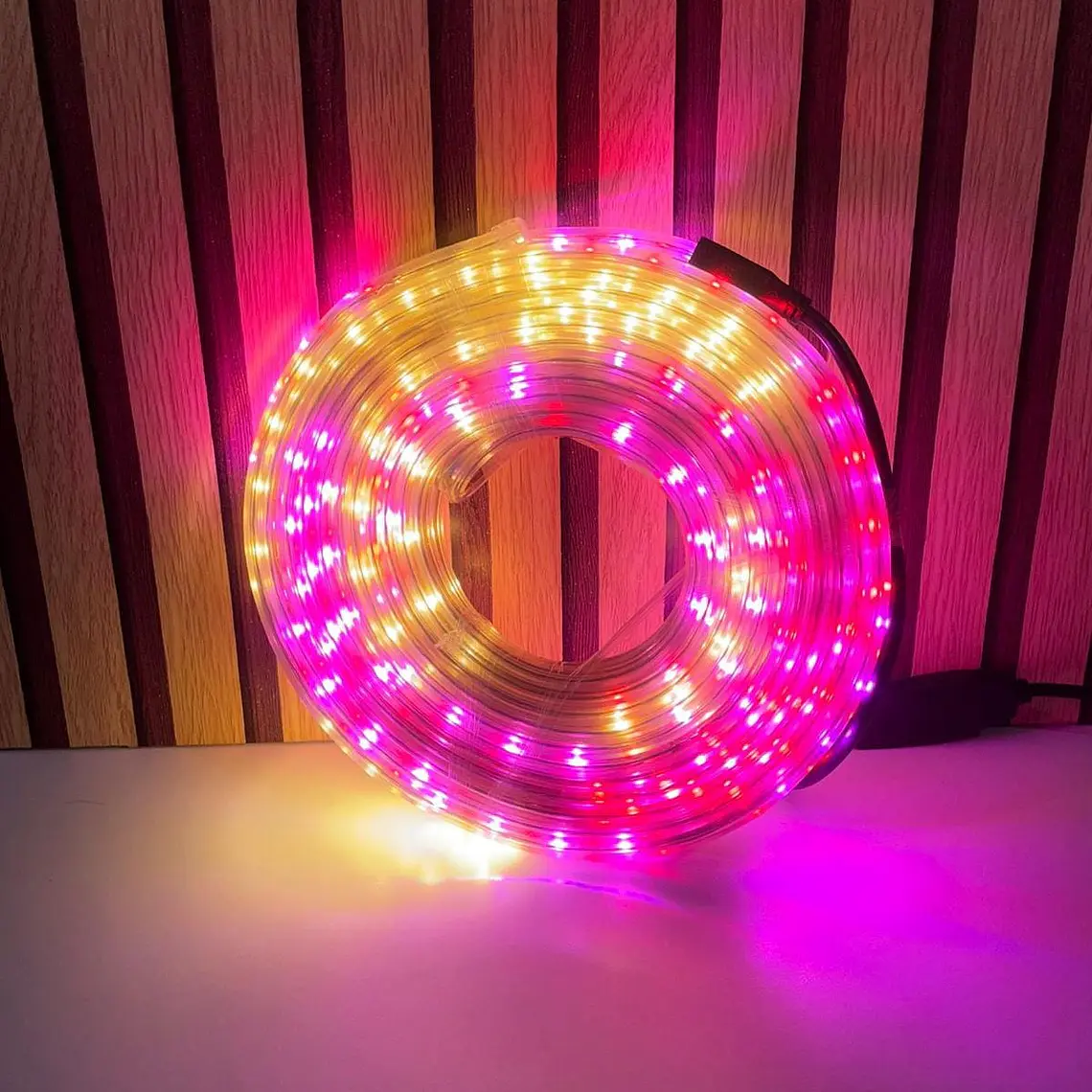 10 MTS MANGUERA PLANA/LUZ LED DE COLORES MOD# T10401C 2