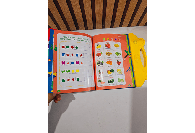 LIBRO DIDÁCTICO DE APRENDIZAJE PARA NIÑOS (CON SONIDO) MOD# QD-5037 📗- COPIAR