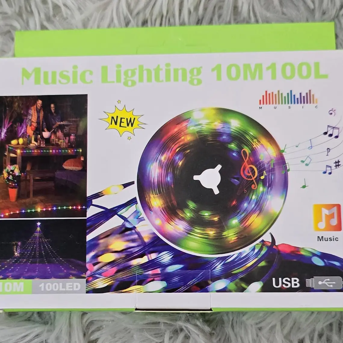 10MTS SERIE MUSICAL LIGHTING 10M MOD# LU2 EN CAJITA 3