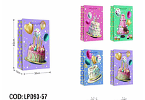 BOLSA PARA REGALO FELIZ CUMPLEAÑOS (LOD93-57) 🎂🎈