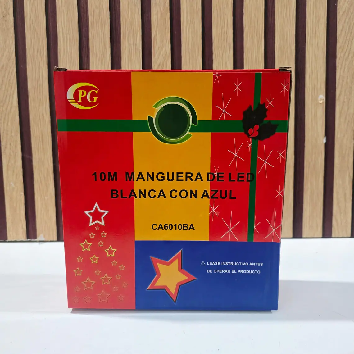10 MTS MANGUERA NAVIDEÑA LUZ BLANCA CON AZUL MOD# CA601BA✨❄️ 2