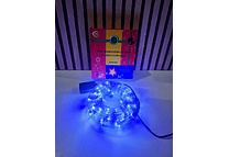 10 MTS MANGUERA NAVIDEÑA LUZ BLANCA CON AZUL MOD# CA601BA✨❄️