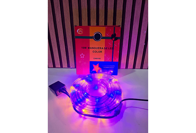10 MTS MANGUERA NAVIDEÑA LUZ DE COLORES MOD# CA6010C🎄✨
