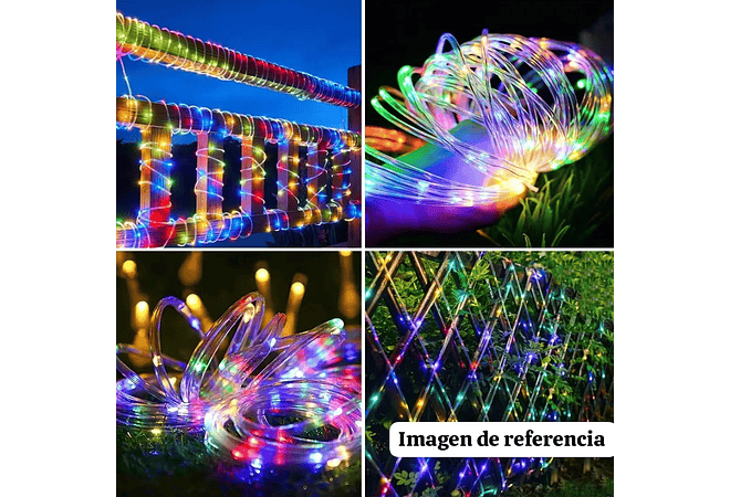 10 MTS MANGUERA NAVIDEÑA LUZ DE COLORES MOD# CA6010C🎄✨