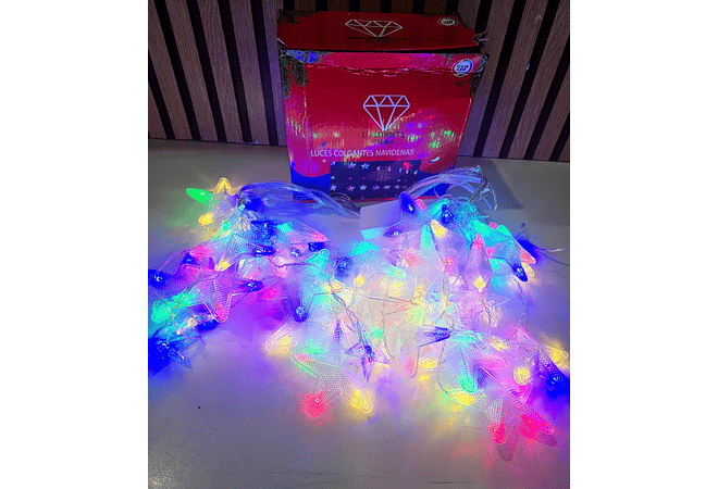 7 MTS CASCADA DISEÑO ESTRELLA/COLORES MOD# 352-036💫⭐