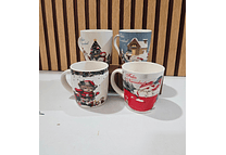 TAZAS NAVIDEÑAS DE 350ML MOD# 24D6724521 -4503☕✨
