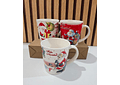 TAZAS NAVIDEÑAS DE 350ML MOD# 24D6724521 -4503☕✨