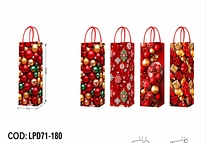 DOCENA DE BOLSA PARA  REGALO DISEÑO NAVIDAD MEDIANA/RECTANGULAR (LPD71-180) 🎄✨