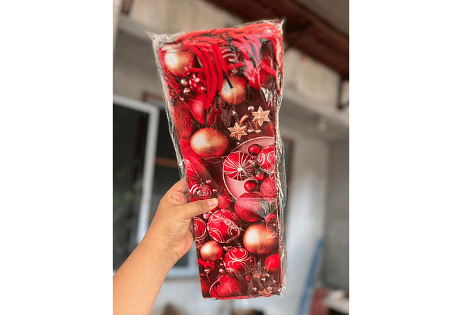 DOCENA DE BOLSA PARA  REGALO DISEÑO NAVIDAD MEDIANA/RECTANGULAR (LPD71-180) 🎄✨