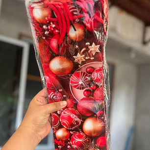 DOCENA DE BOLSA PARA  REGALO DISEÑO NAVIDAD MEDIANA/RECTANGULAR (LPD71-180) 🎄✨
