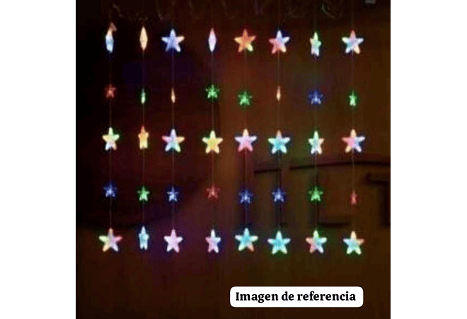7 MTS CASCADA DISEÑO ESTRELLA/COLORES MOD# 352-036💫⭐