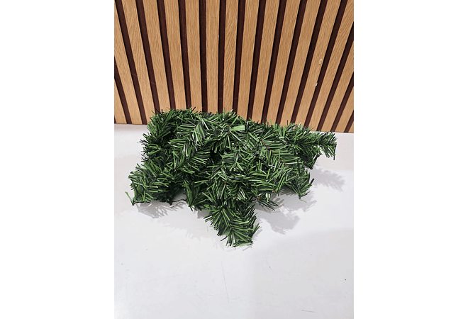 3 MTS GUÍA GUIRNALDA NAVIDEÑA PARA DECORAR COLOR VERDE (CHICA)🌿💚