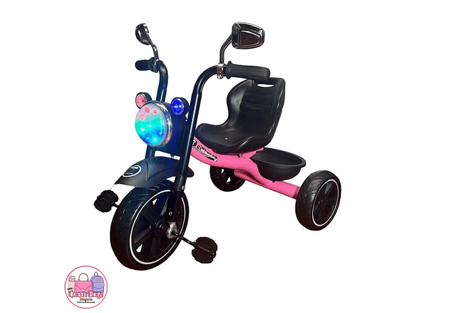 TRICICLO PARA NIÑOS TIPO MOTO LUZ Y MUSICA MOD# GTS563