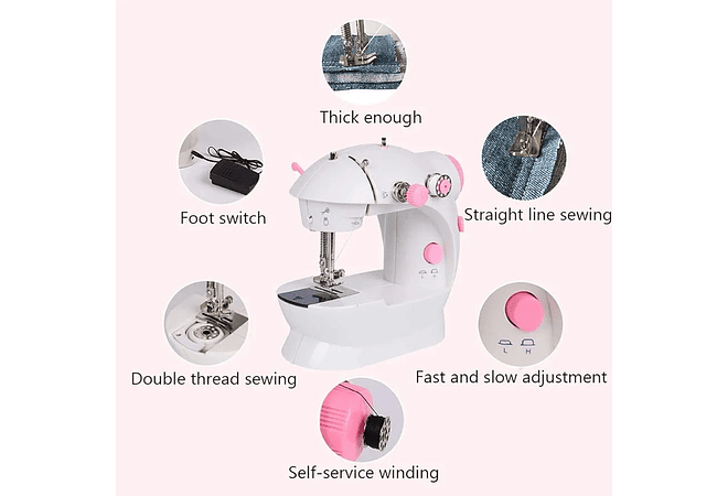 MINI MÁQUINA DE COSER MODELO #SM-202A
