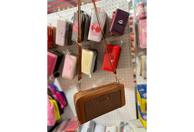 CARTERA/MARICONERA 3 CIERRES PARA DAMA MOD# WGT5-1