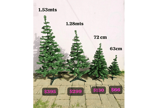 ARBOL DE NAVIDAD DIFERENTES TAMAÑOS🌲PINO