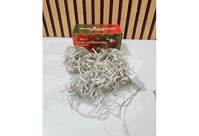 8 MTS CASCADA NAVIDEÑA LUZ CÁLIDA (400 LUCES) MOD# TS-6605CAL