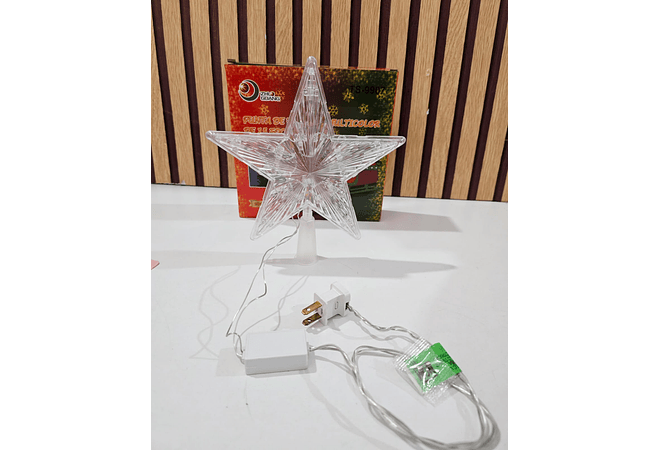 ESTRELLA PARA DECORAR LUZ DE COLORES MOD# TS-9907💫