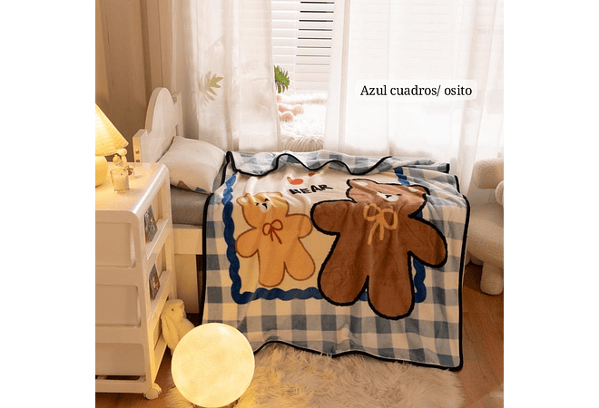 FRAZADAS KAWAII INFANTIL VARIOS DISEÑOS MOD# 380