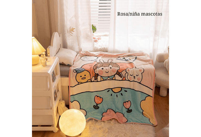 FRAZADAS KAWAII INFANTIL VARIOS DISEÑOS MOD# 380