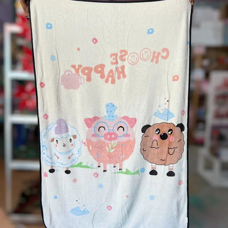 FRAZADAS KAWAII INFANTIL VARIOS DISEÑOS MOD# 380 13
