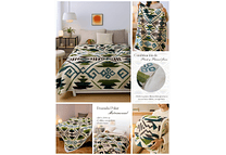 COBIJA ABORREGADA PREMIUM INDIVIDUAL DISEÑO BOEMIO AL AZAR 230 X 150CM MOD# T30368 (AGREGAR BOLSA)