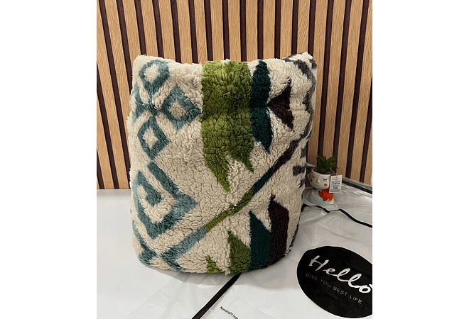 COBIJA ABORREGADA PREMIUM INDIVIDUAL DISEÑO BOEMIO AL AZAR 230 X 150CM MOD# T30368 (AGREGAR BOLSA)