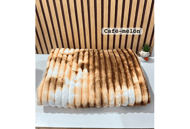 COBIJA RAYAS COLORES DEGRADADOS (180 X 220CM) MOD# T-30683 (AGREGAR BOLSA)