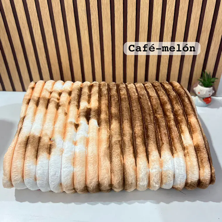 COBIJA RAYAS COLORES DEGRADADOS (180 X 220CM) MOD# T-30683 (AGREGAR BOLSA) 4