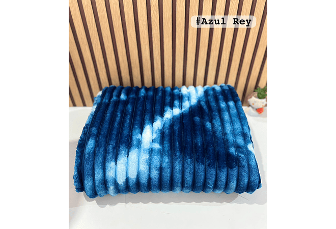 COBIJA RAYAS COLORES DEGRADADOS (180 X 220CM) MOD# T-30683 (AGREGAR BOLSA)